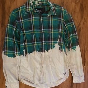 Bleached American Eagle flannel